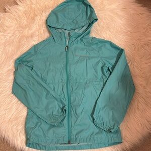 Girls Columbia size 7/8 rain jacket. Used great condition.